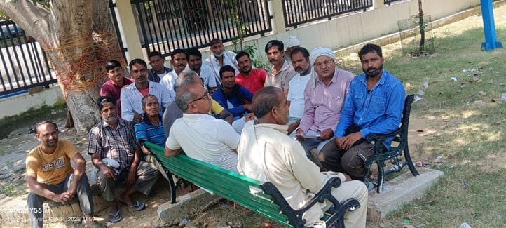 Dharam Singh was elected as the head of the block