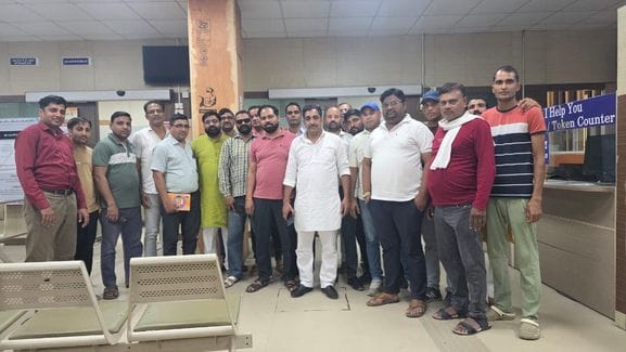 Praveen again became the head of District Computer Professional Association
