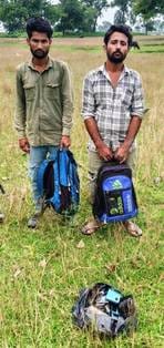 Two people arrested with old mobile phones