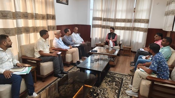 MP Anurag held a review meeting with NHAI officials