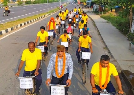 Cycling tour to stay healthy