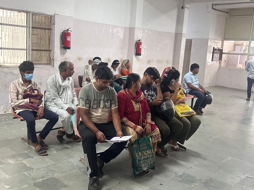 There is no hospital or dispensary for treatment in IDC... patients are helpless