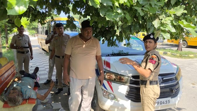 The body of a middle-aged man was found near the station