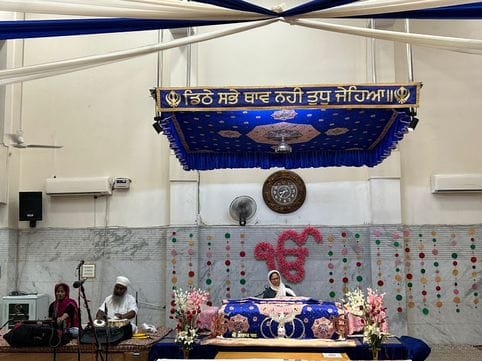 Gurmat Samagam today at Gurdwara Baba Soma Shah