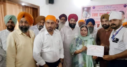 There is no greater virtuous act than blood donation: Santosh Sarwan