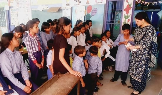 Students were made aware about oral health