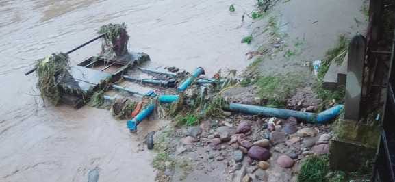 Sir Khad wreaks havoc in Ghumarwin, water power department suffers losses worth lakhs