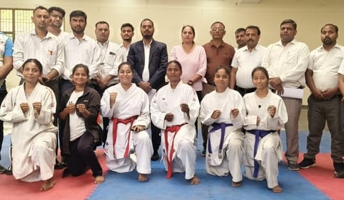 Players performed brilliantly in Karate trials