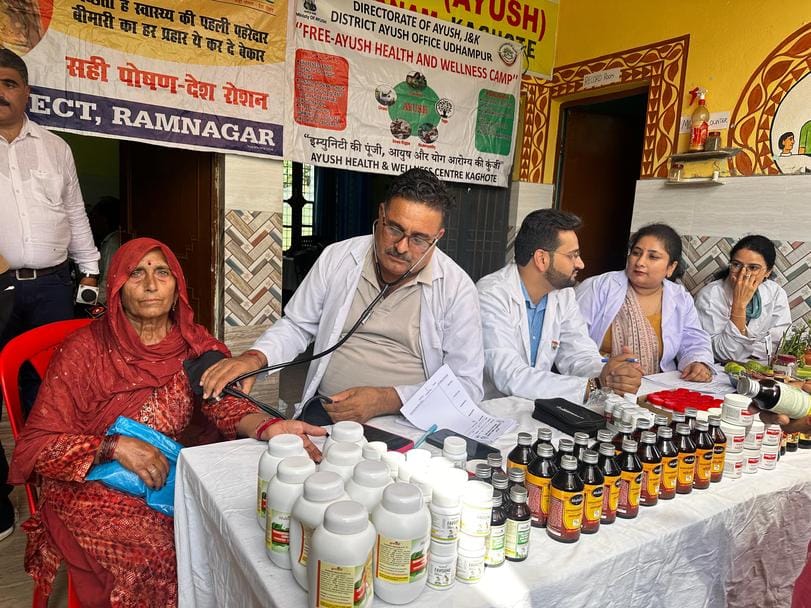 Ramnagar, Health Camp, Eye checkup, Village Kaghot