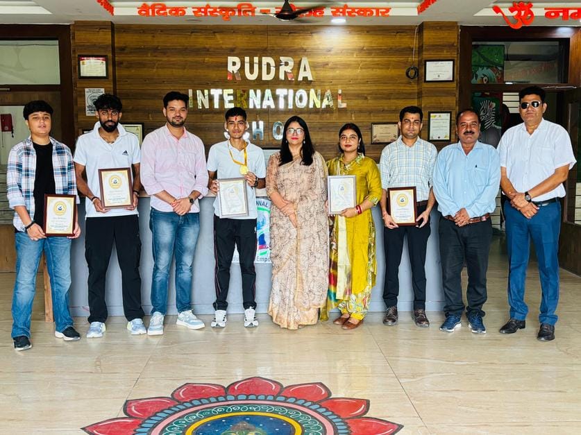 Rishabh Chahal was given a grand welcome after he returned after winning the gold medal at the national level