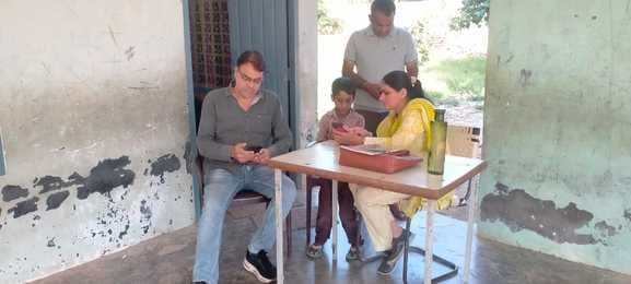 A team of more than 100 officers monitored the situation and the evaluation was recorded on an online app