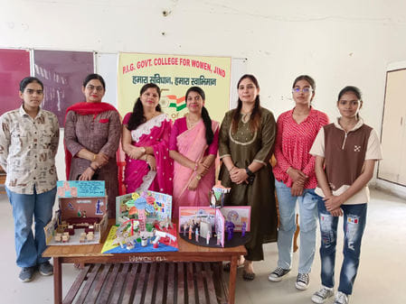 Rakhi topped the model making competition
