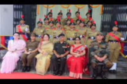 NCC rank ceremony at Avadh Girls College