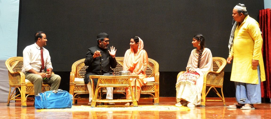 The message of brotherhood was given through the play 'My brother-my friend'
