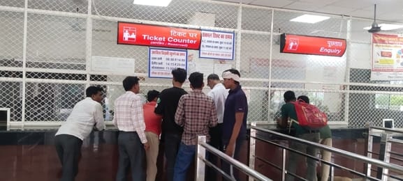 Many cancelled their journey due to train cancellation, new passengers arrived to make reservations