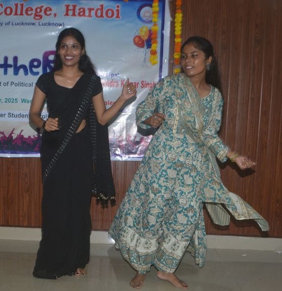 Students gave presentation in the annual function of Faculty of Political Science