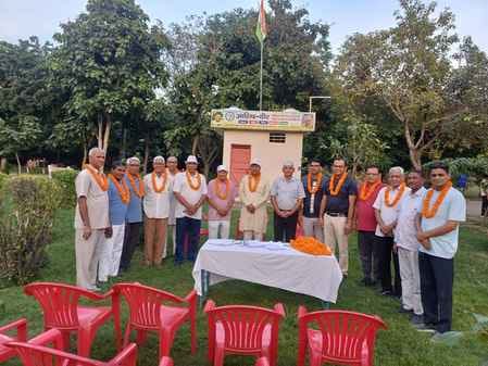 Sarvasukh became the head of Shaheed Park Shaurya Samiti