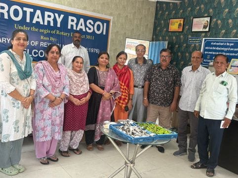 PM Modi's birthday celebrated at Rotary Rewari kitchen