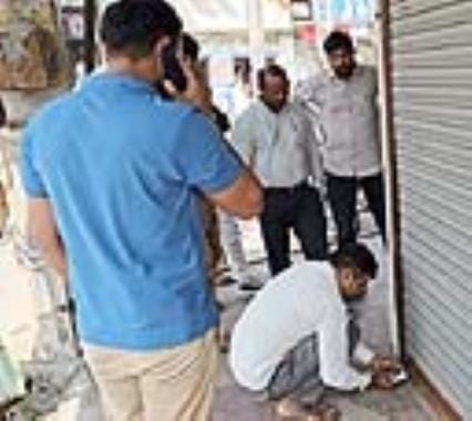 Medical store sealed for the sale of banned tablets.