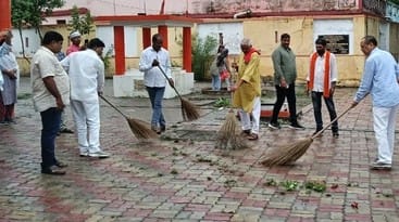 Kopia temple complex cleaned on Prime Minister Modi's birthday