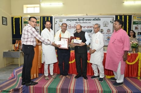 Dr. Nagesh was awarded the Shyam Sundar Nagla Children's Literature Award