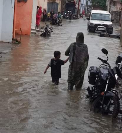 Claims of urban development washed away in one hour of rain