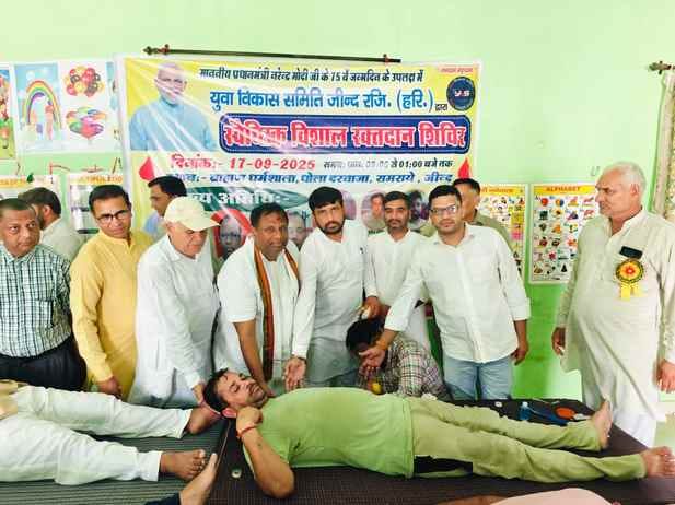 Blood donation leads to the formation of blood cells: Dr. Raj