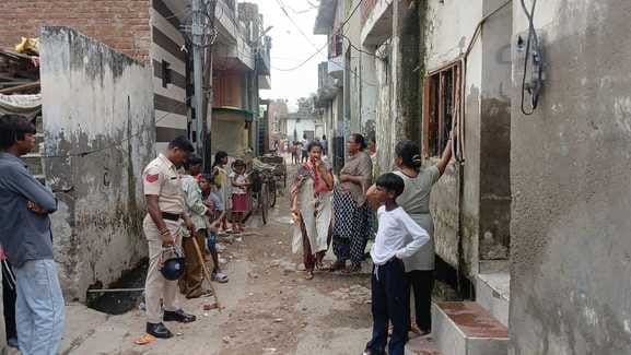 Dispute erupts after molestation of a girl; two sides throw bricks and stones