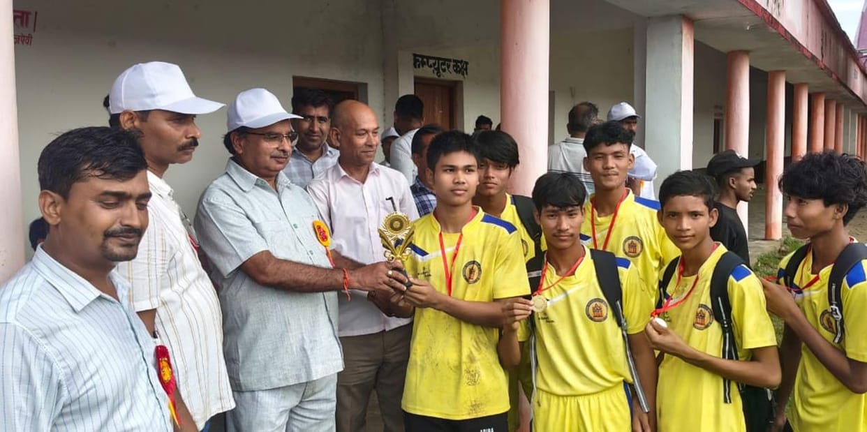 Players showed their strength in the Kabaddi competition