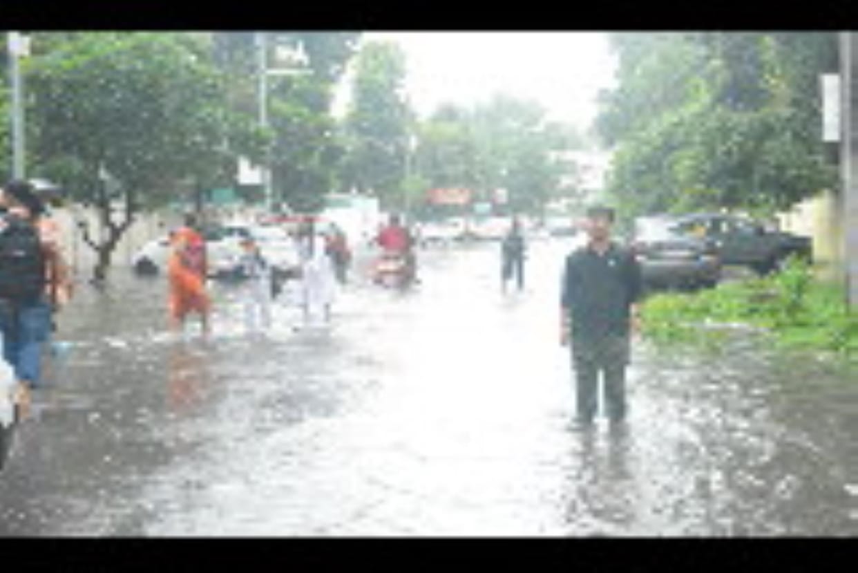 Water filled in old areas, electricity had to be shut down