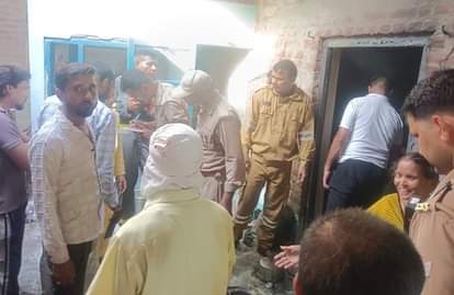A gas cylinder leak caused a fire, resulting in the death of a child.