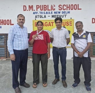 Awarded for bringing laurels to the table in the shot put competition
