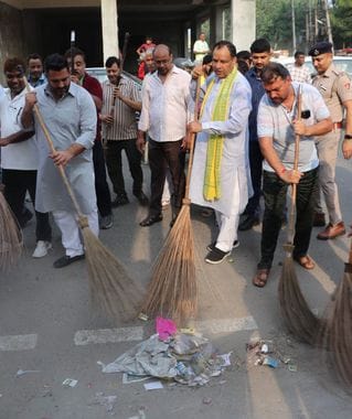 The fortnight began with a cleanliness drive.