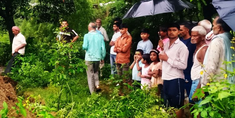 Two buffaloes died due to lightning in Bakewar