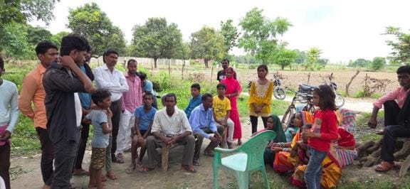 A farmer's house was robbed at gunpoint, leaving his son bleeding