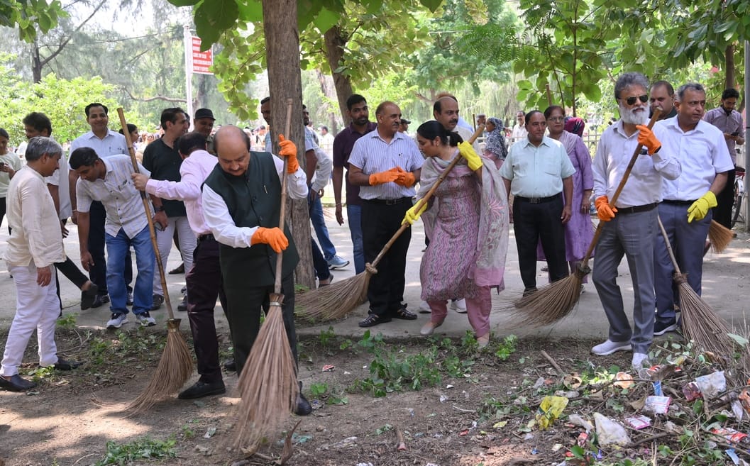 Plantation done on the birthday of the Prime Minister in the university campus