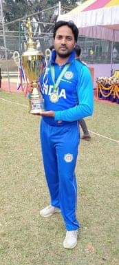 Vikram Nag selected in Indian Para Cricket League