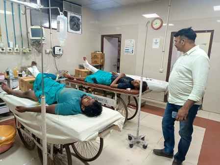 Two criminals were apprehended after an encounter in Rohtak; one was shot in the knee and the other in the back.