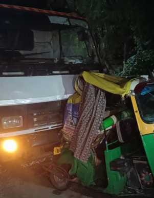 Bike rider killed in collision with DCM, three auto riders injured