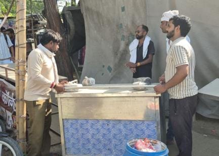 Goods seized from encroachers on Hansi Road
