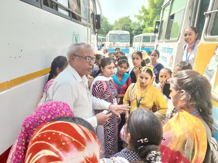Struggle on the road... Students fuming over the disregard for bus passes in private buses.