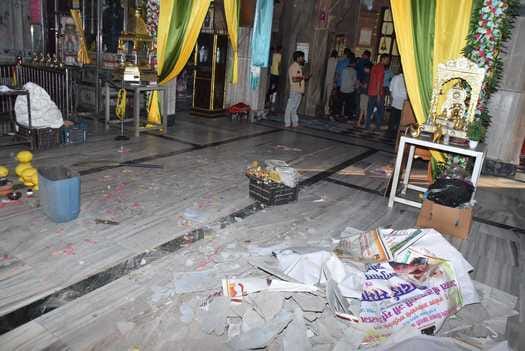 Dispute at Nasiaji Temple over demolition of stage, rebuilt after compromise