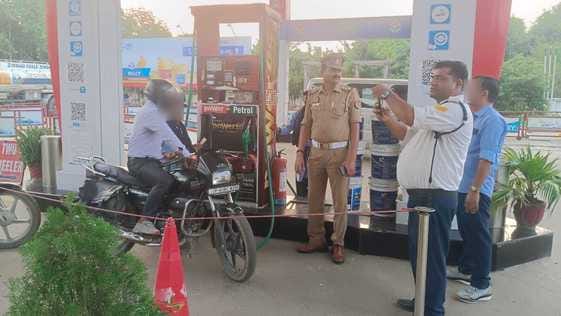 No helmet, no petrol campaign continues, 210 drivers fined