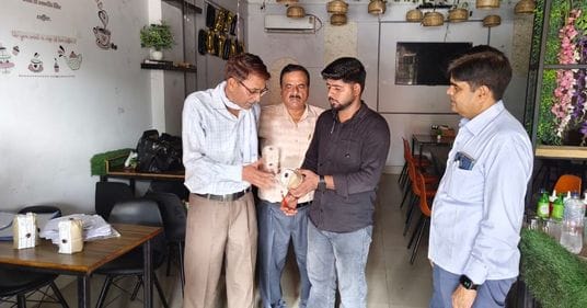 Samples of ghee and peda were sent for testing.