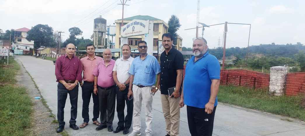 Efforts to build hockey astro turf ground in Gauna Karaur are in full swing.