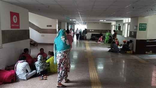 Defects found in the district civil hospital