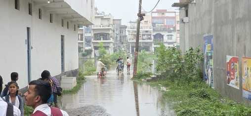 Two days of rain has troubled the population of 5,000 in two villages.