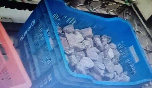 Cow smuggling attempt foiled, stones recovered from vehicle