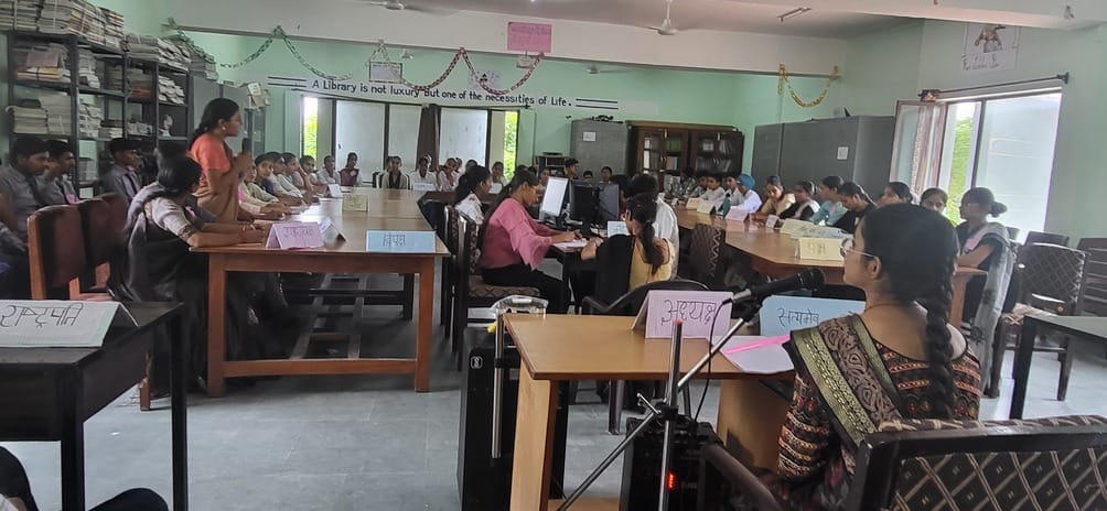 Government School Kanwarpura first in Youth Parliament program