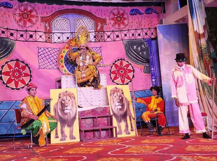 The Treta Yuga comes alive in the Ramlila, as emotional devotees chant Lord Ram's name on his birth.